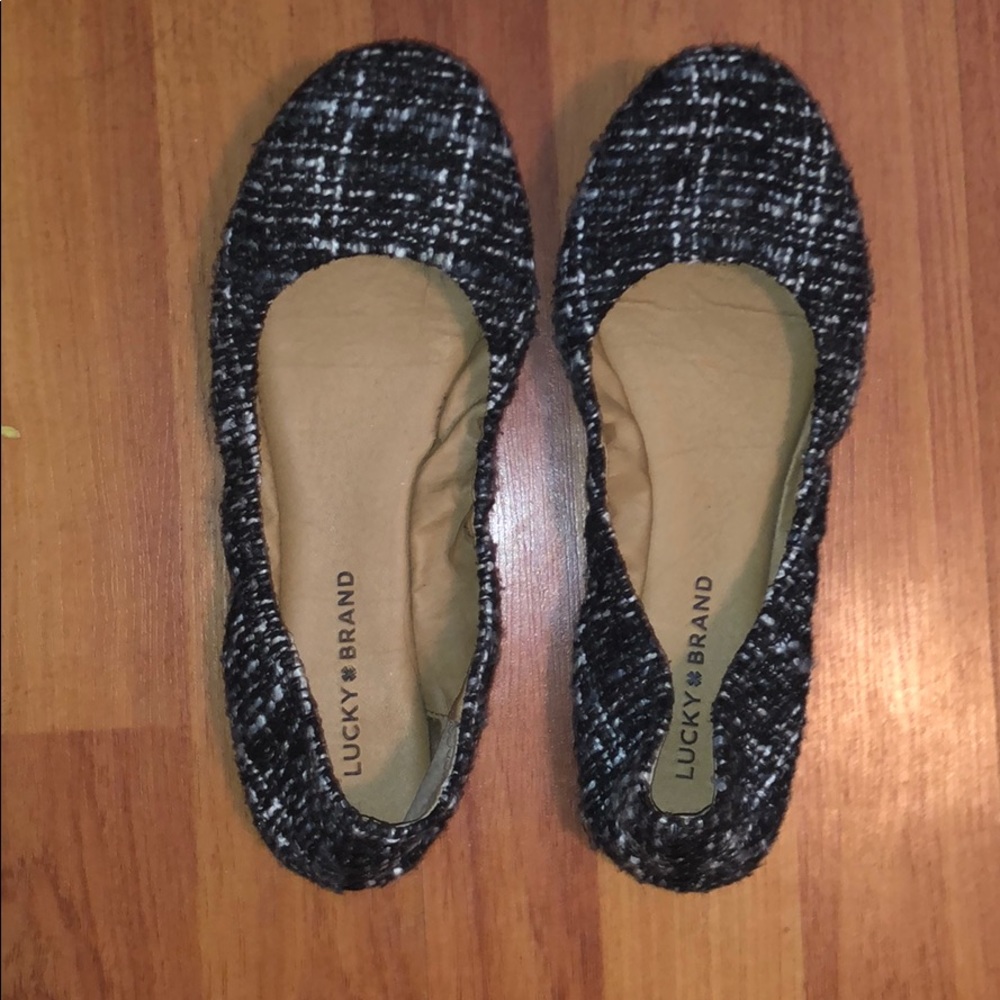 Lucky Brand Woven Ballet Flats